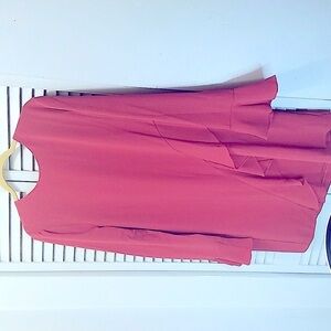 Wayf crepe shift dress  extra large  salmon pink 21 inches  across the chest